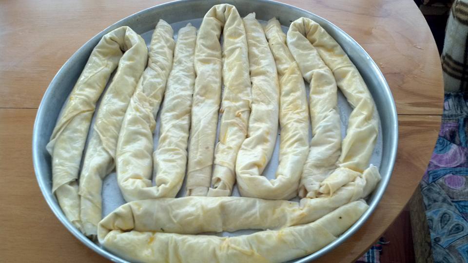 Nazlı�nın Mutfağı Erzincan Tulum Peynirli Maydanozlu Börek