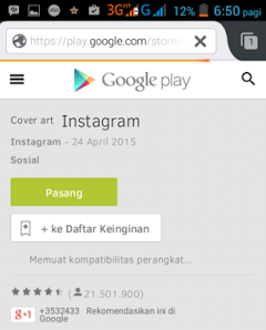Cara Daftar Instagram dengan Smartphone Android Cara Daftar Instagram dengan Smartphone Android