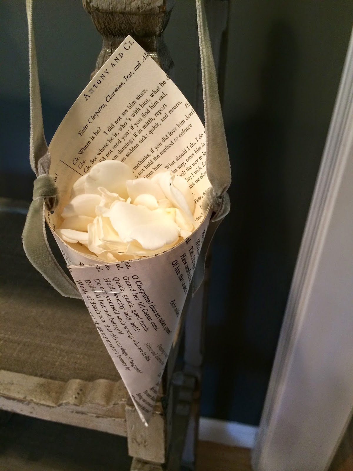 Sherri Cassara Designs More wedding preparations and my DIY rose petal