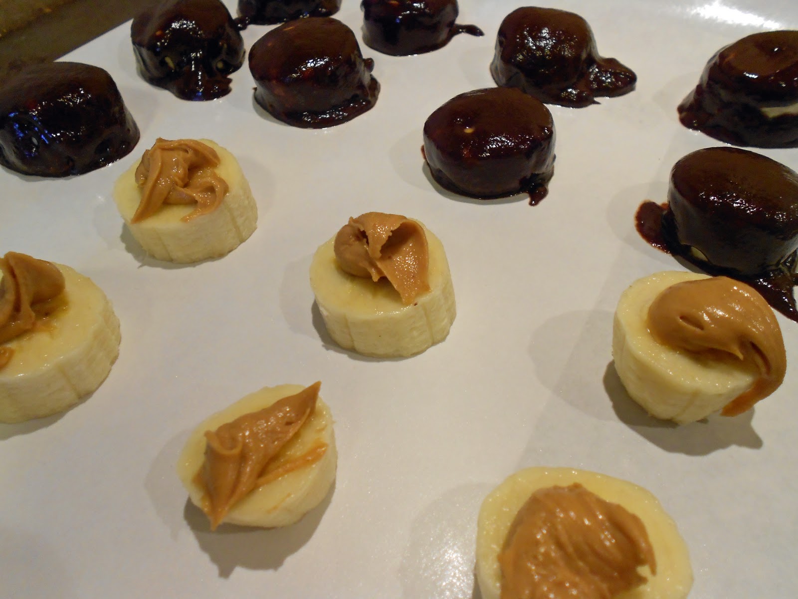 Craft.Create.Love Chocolate Dipped Peanut Butter Bananas