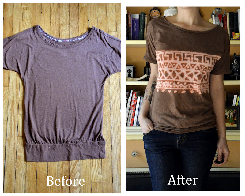 Hello There Handmade DIY Blog Bleach Pen Clothing Designs