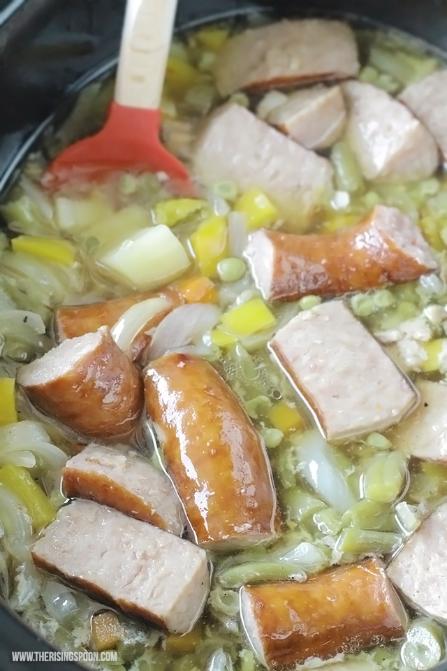 Slow Cooker Kielbasa Sausage, Potatoes & Veggies The Rising Spoon
