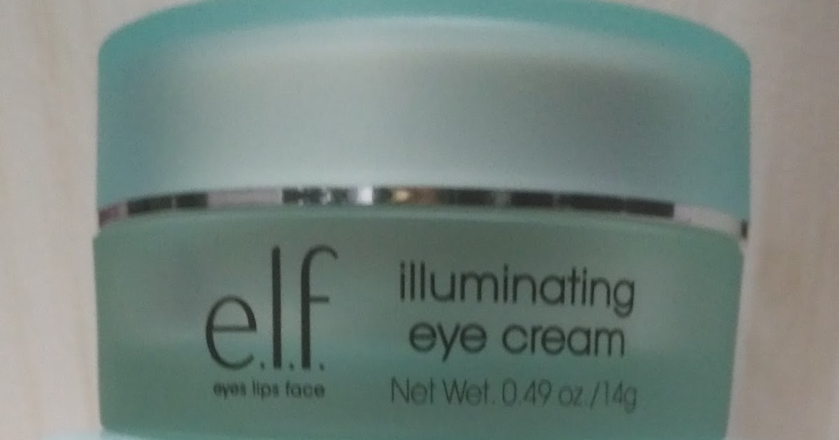 elf illuminating eye cream