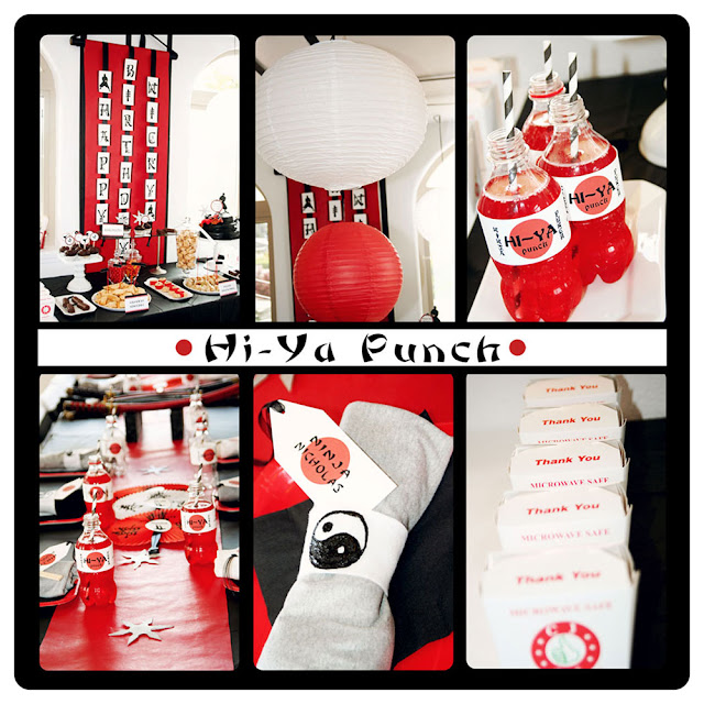 Kara's Party Ideas Hi Ya! Ninja Birthday Party! | Kara's Party Ideas