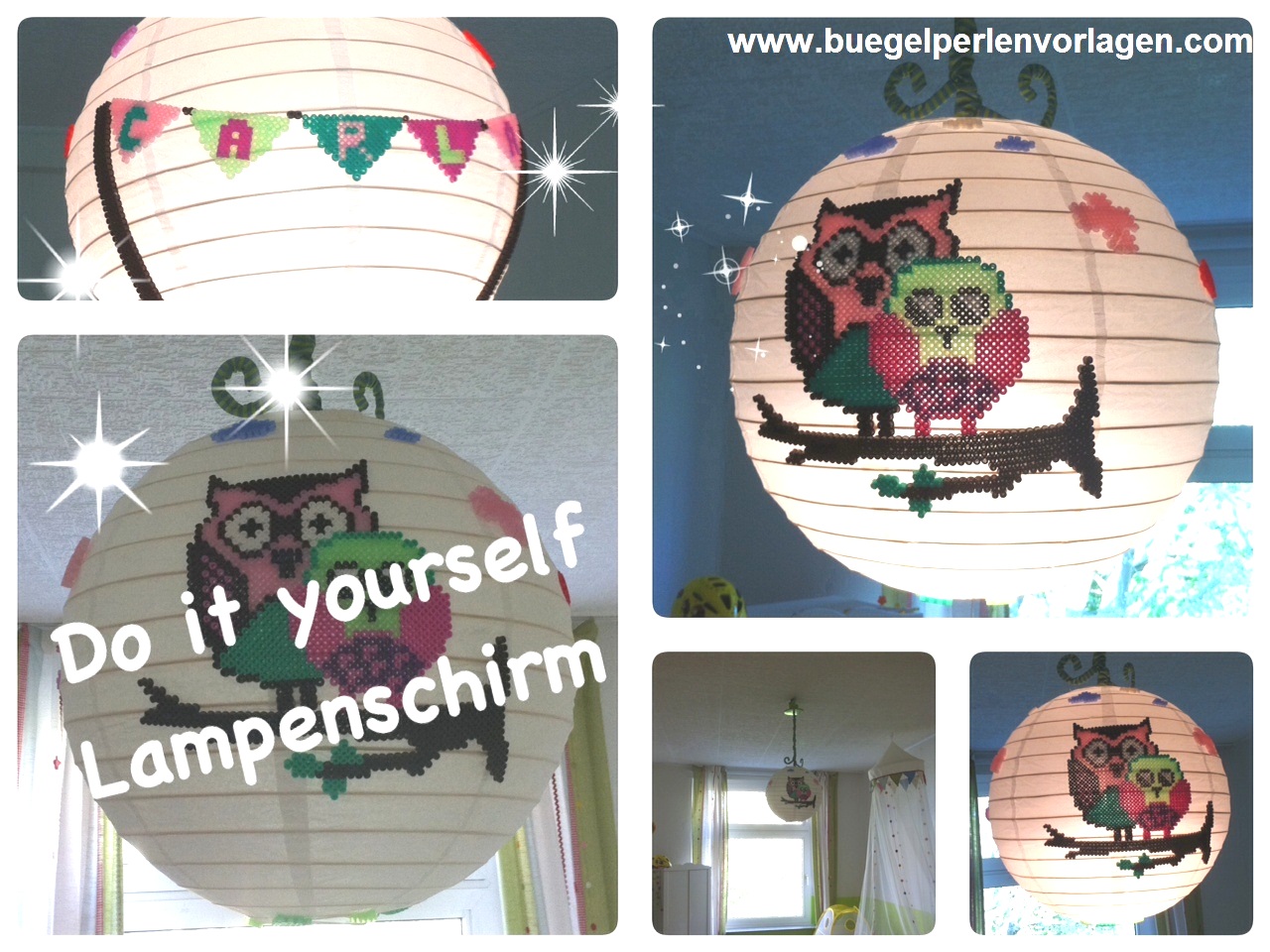 Freebooktratsch #13 lampenschirm mit bügelperlen mamahoch2