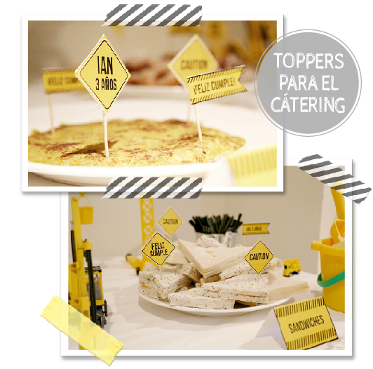 toppers cumpleaños excavadoras toppers cumpleaños excavadoras
