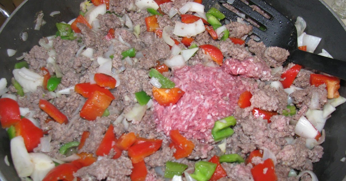 Mother of Seven + 2 Skillet Zucchini and Hamburger