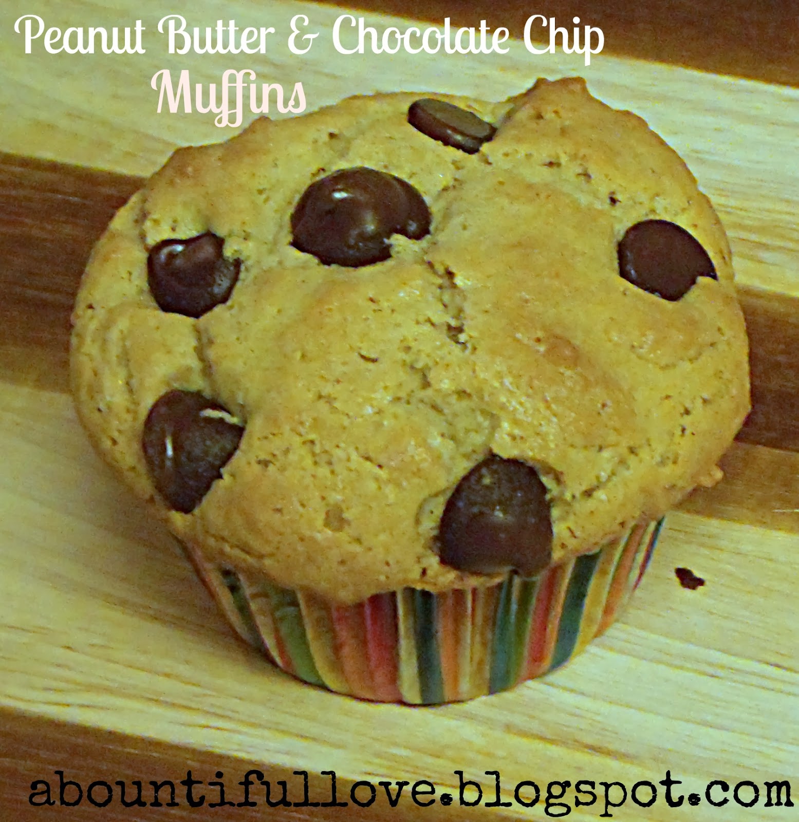 A Bountiful Love Peanut Butter Chocolate Muffins