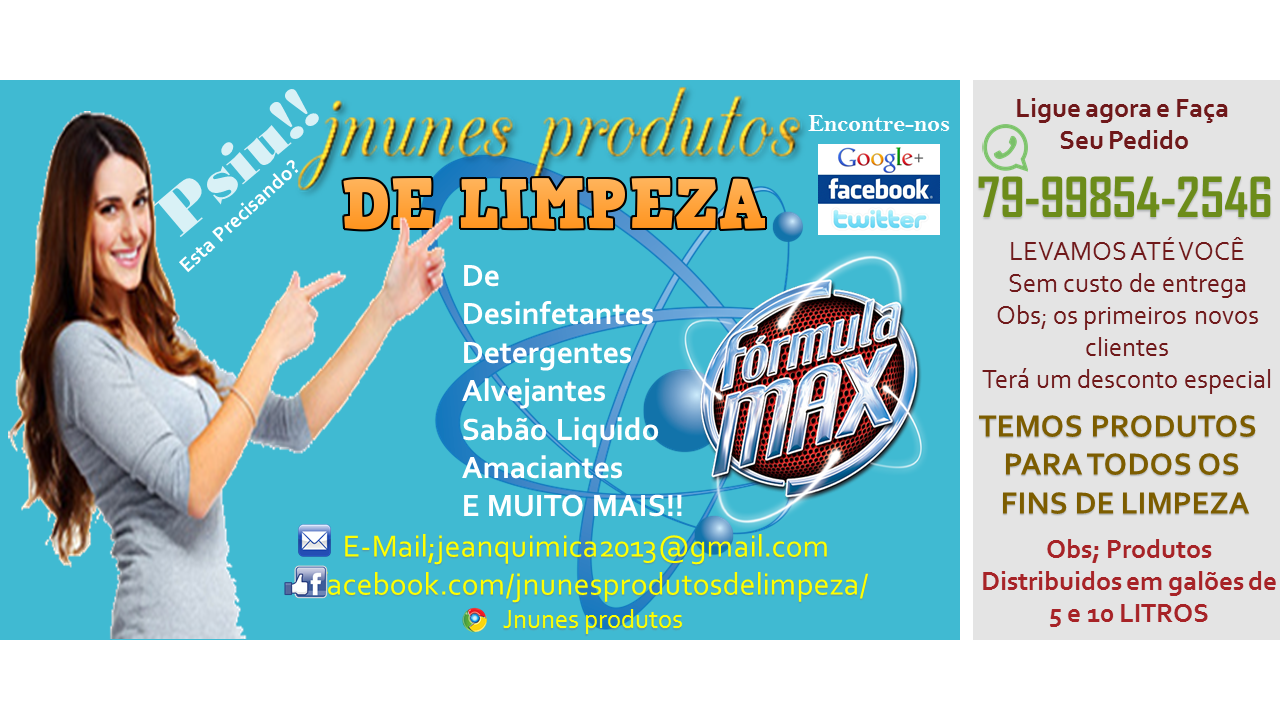 jnunes produtos de limpeza