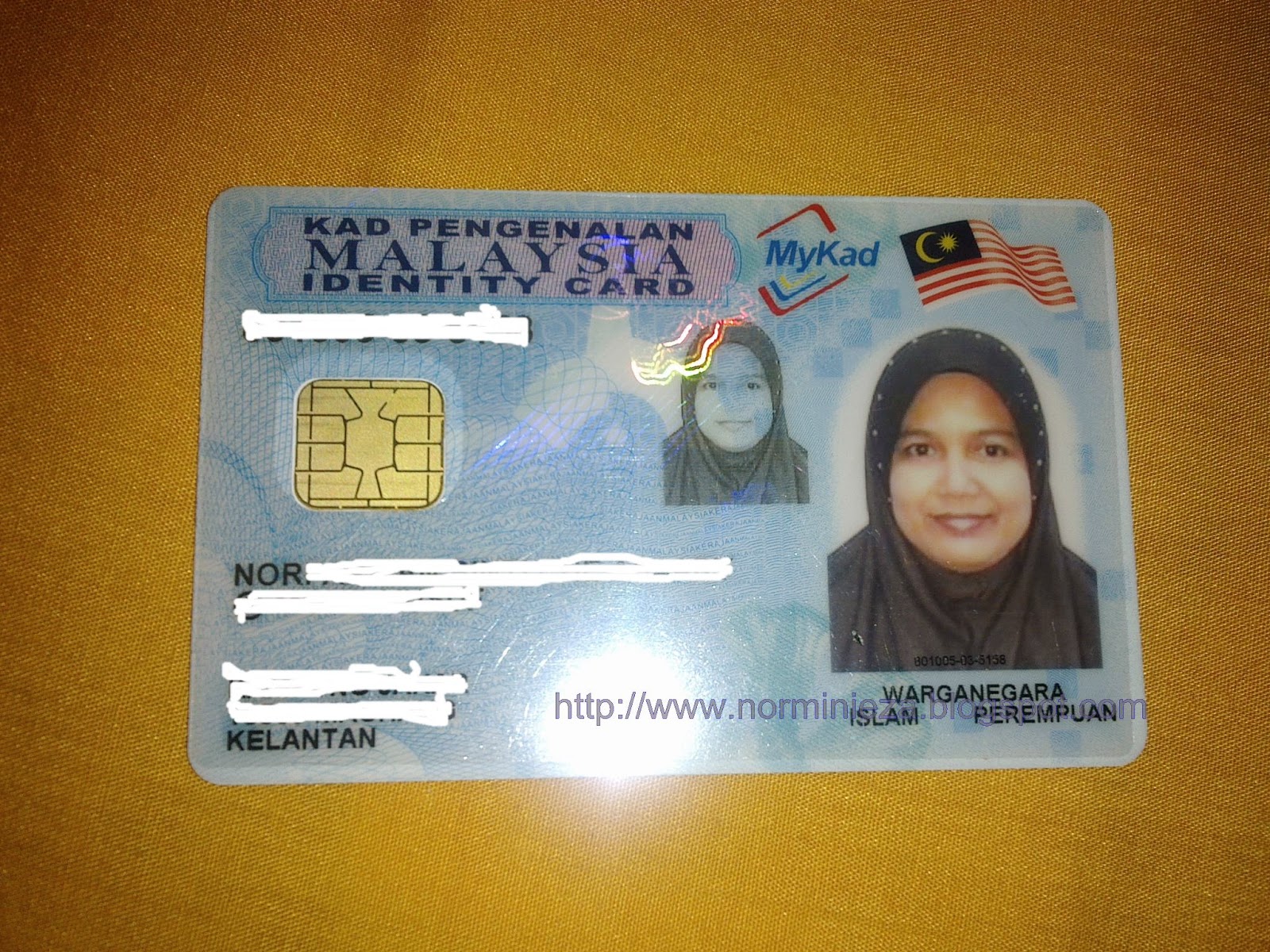 Kad Pengenalan Baru.. Cik Nor Blog's