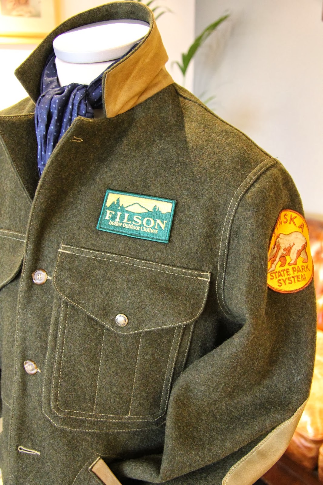 CHAD'S DRYGOODS FILSON WOOL JACKET FOR THE ALASKA STATE PARKS