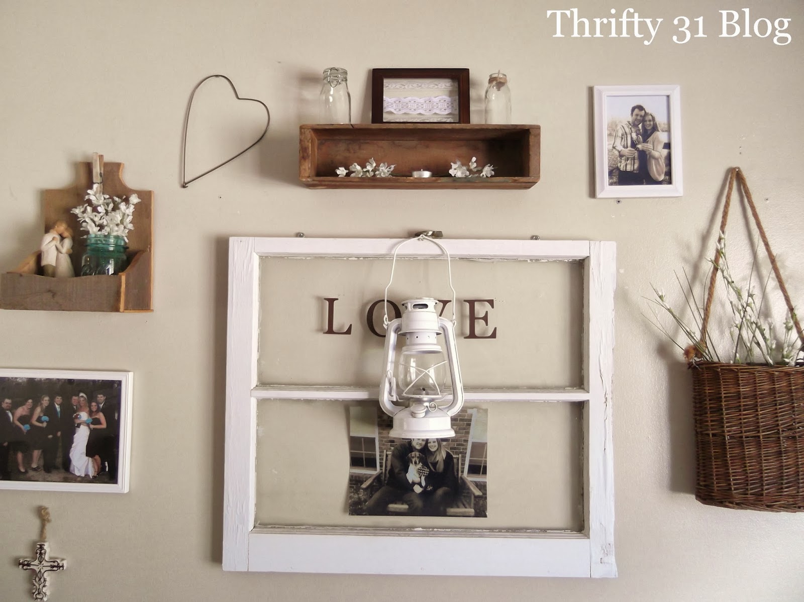 Thrifty 31 Blog Rustic Gallery Wall