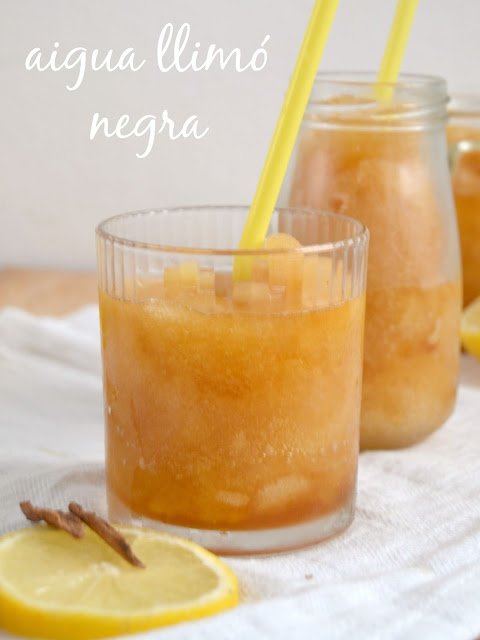 Aigua Llimó Negra. Limonada Al Caramelo
