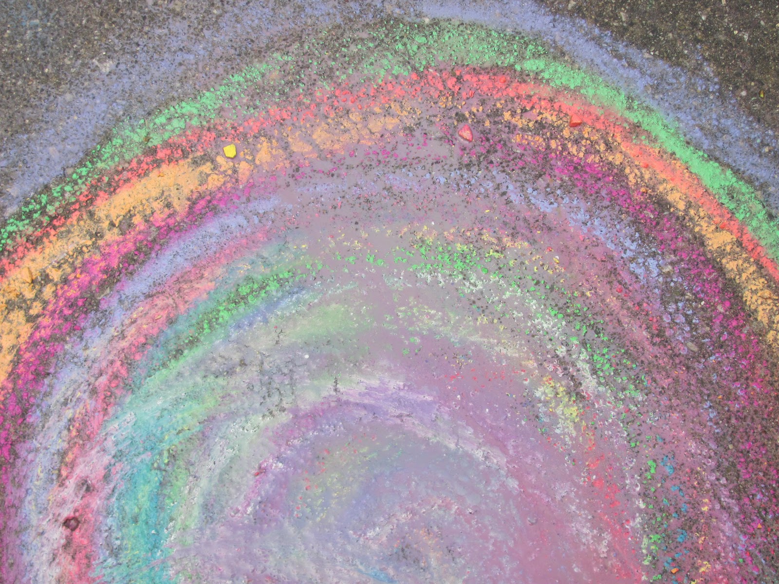 The Chocolate Muffin Tree Wet Chalk Fun Making Hand and Foot Prints