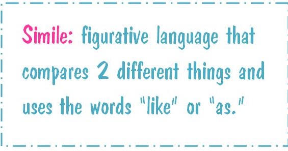 Mrs. Crofts' Classroom: Similes; Figurative Language