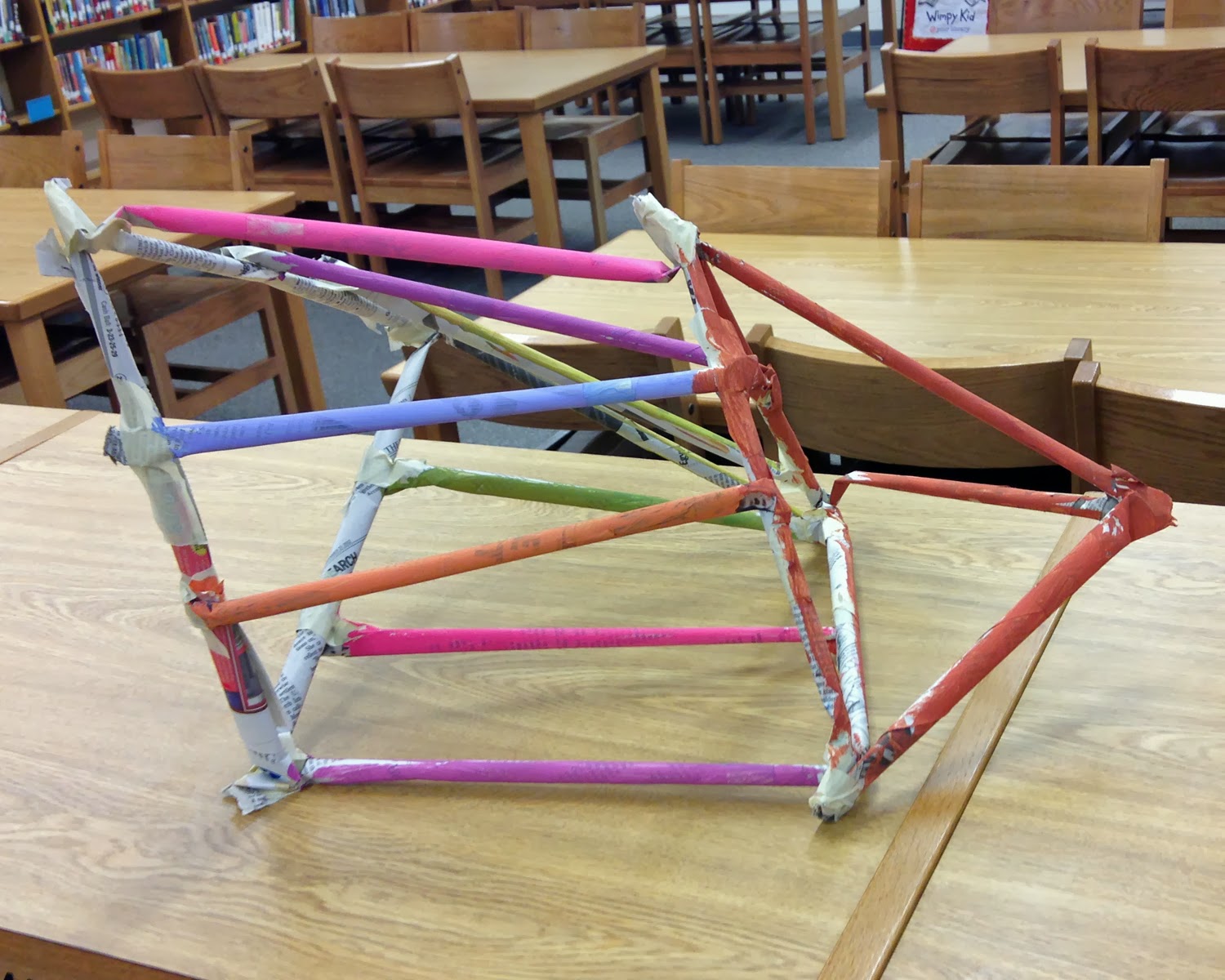 Art at Leestown Newspaper sculptures