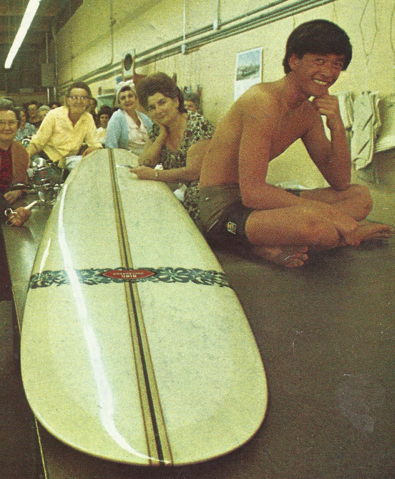 vintage surfboard collector UK Noseriding history