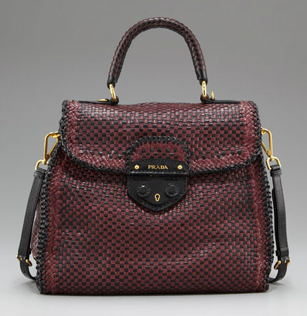 prada black cloth wallet  