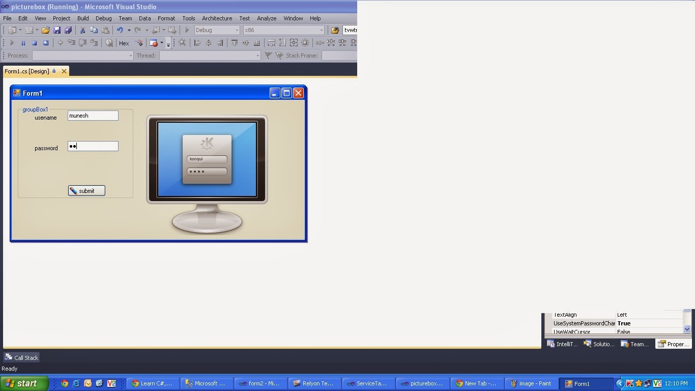 Group Box and Picture Box in Windows Forms