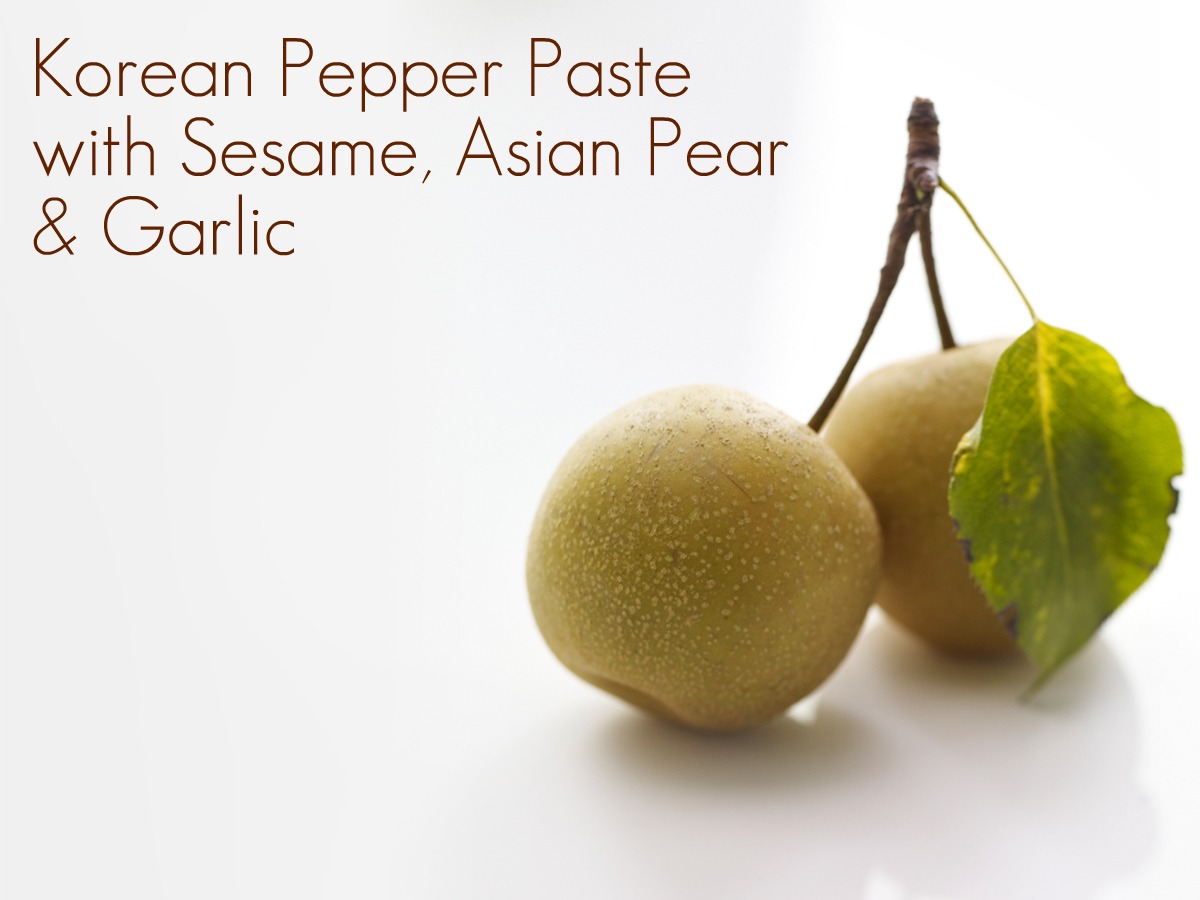 Asian pear butter love lick