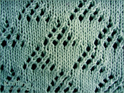 Lace Triangle 🔅 Knitting Stitch Patterns