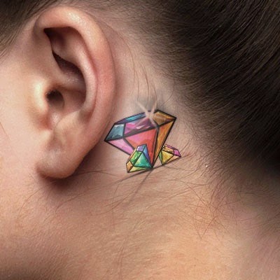 15 Cool Diamond Tattoo Design Ideas For Men And Girls