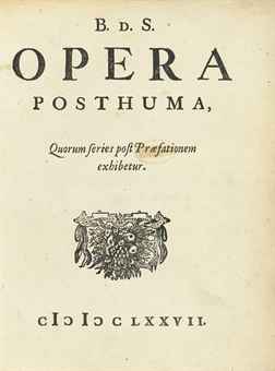 Opera Postuma (1677)