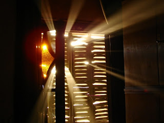 Luz entrando por la persiana