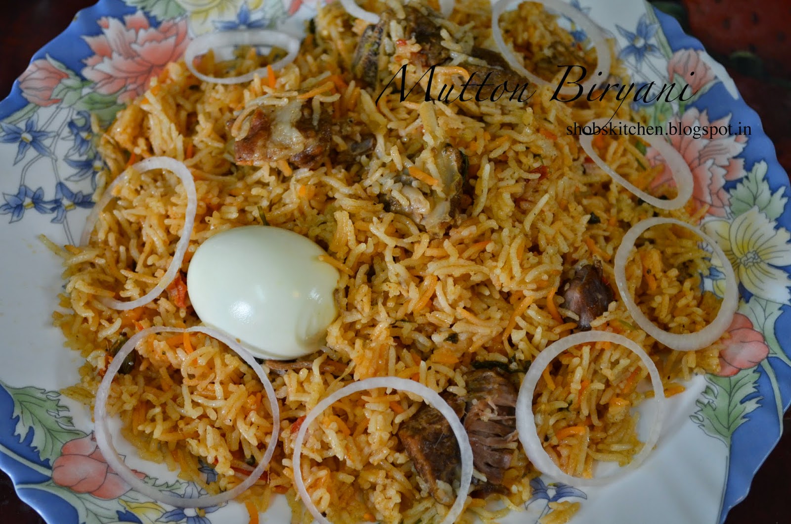 Mutton Biryani Pressure Cooker Method ShobsKitchen