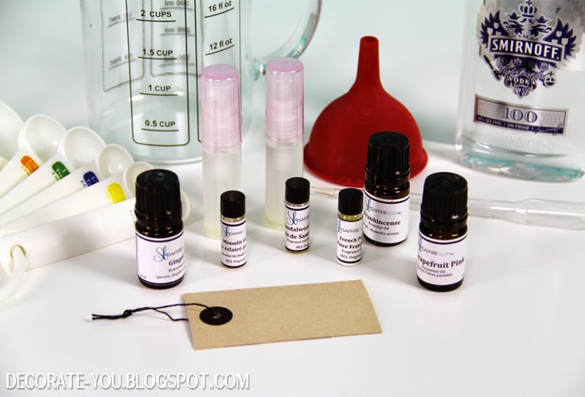 DecorateYou DIY Perfume Using Essential Oils