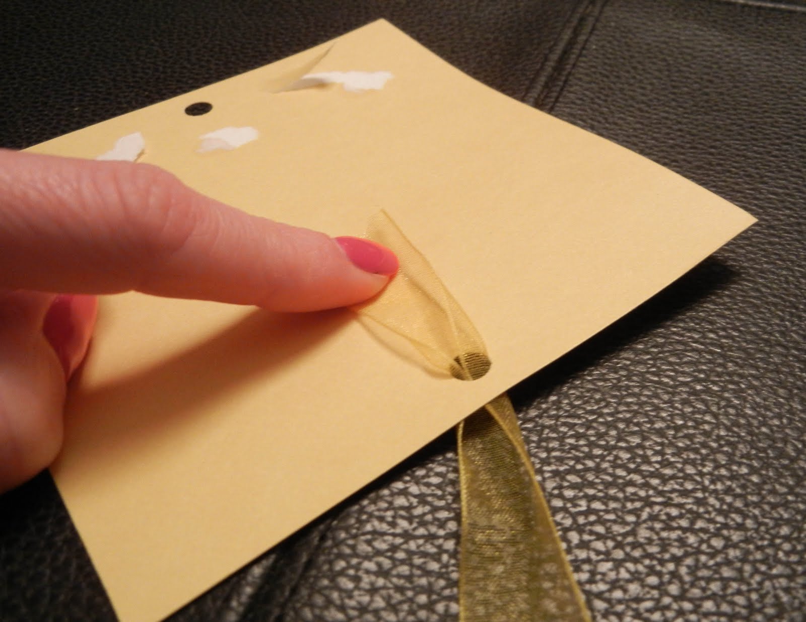 Ribbon Through Back