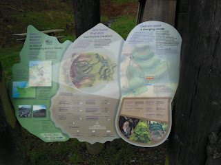 Moel Famau trail map Moel Famau trail map