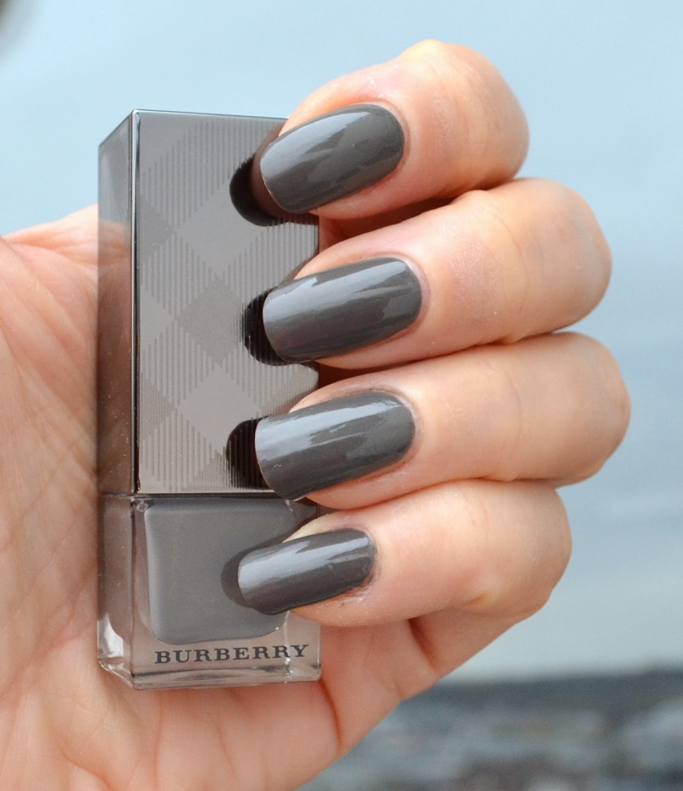Burberry Nail Polishes 200 Steel Grey, 202 Metallic Khaki, 203 Storm