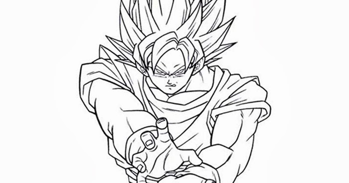 Goku coloring pages | Free Coloring Pages and Coloring Books for Kids