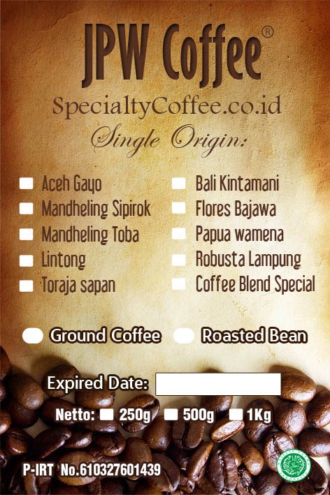 SUPLIER KOPI INDONESIA