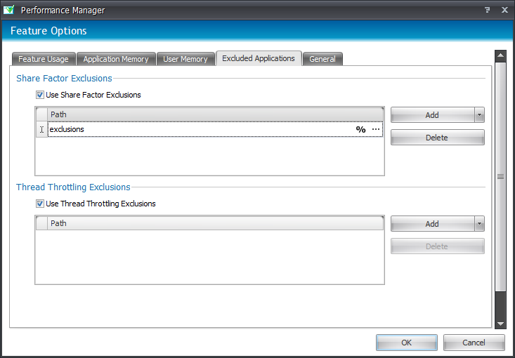 add exclusions in sophos central