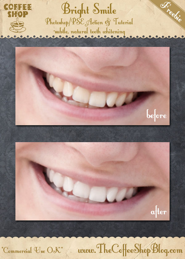 free photoshop teeth whitening plugin