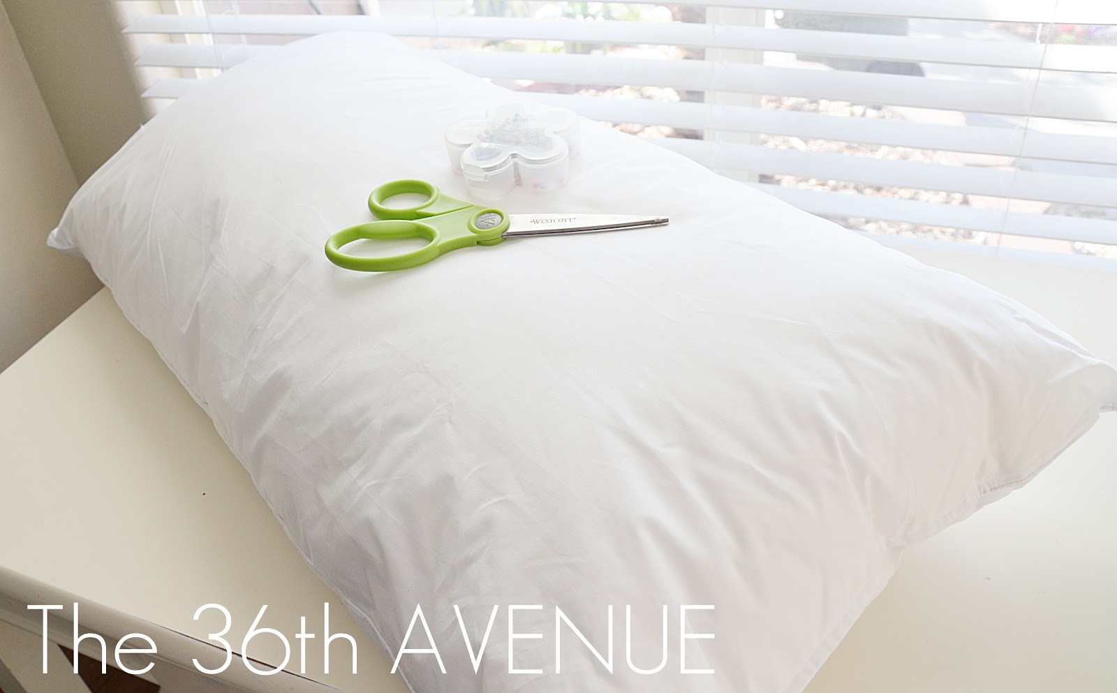 DIY Pillow Insert from a King Size Pillow The 36th AVENUE