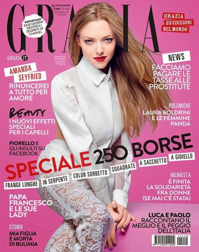 Amanda Seyfried - Grazia Magazine Italy, March 2014 - Desifunblog