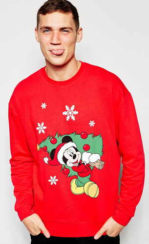 Jersey rojo de Navidad para hombre de Asos jersey rojo de Navidad para hombre de Asos