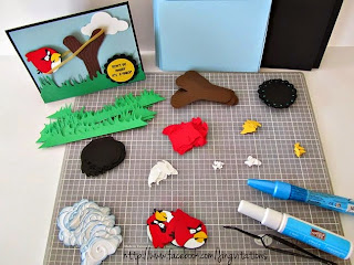 angry birds invitations banner goody bags party favors
