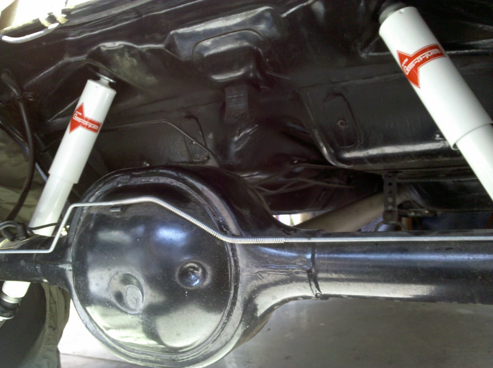 LeLu's 66 Mustang Hood Fill & New Rear Shocks