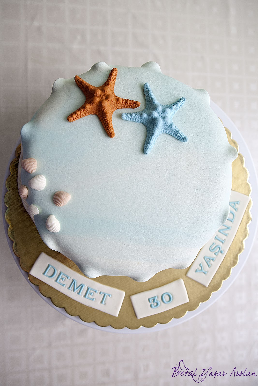 Betüş� ün Kurabiyeleri Deniz yıldızlı pasta!