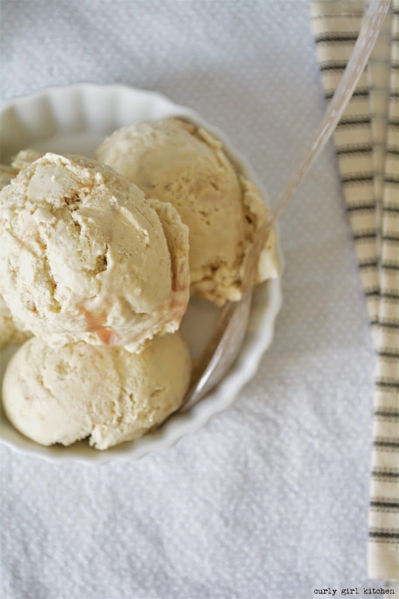 Curly Girl Kitchen: Banana Caramel Ice Cream