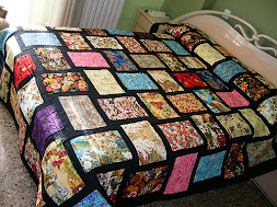 Colcha de telas japonesas