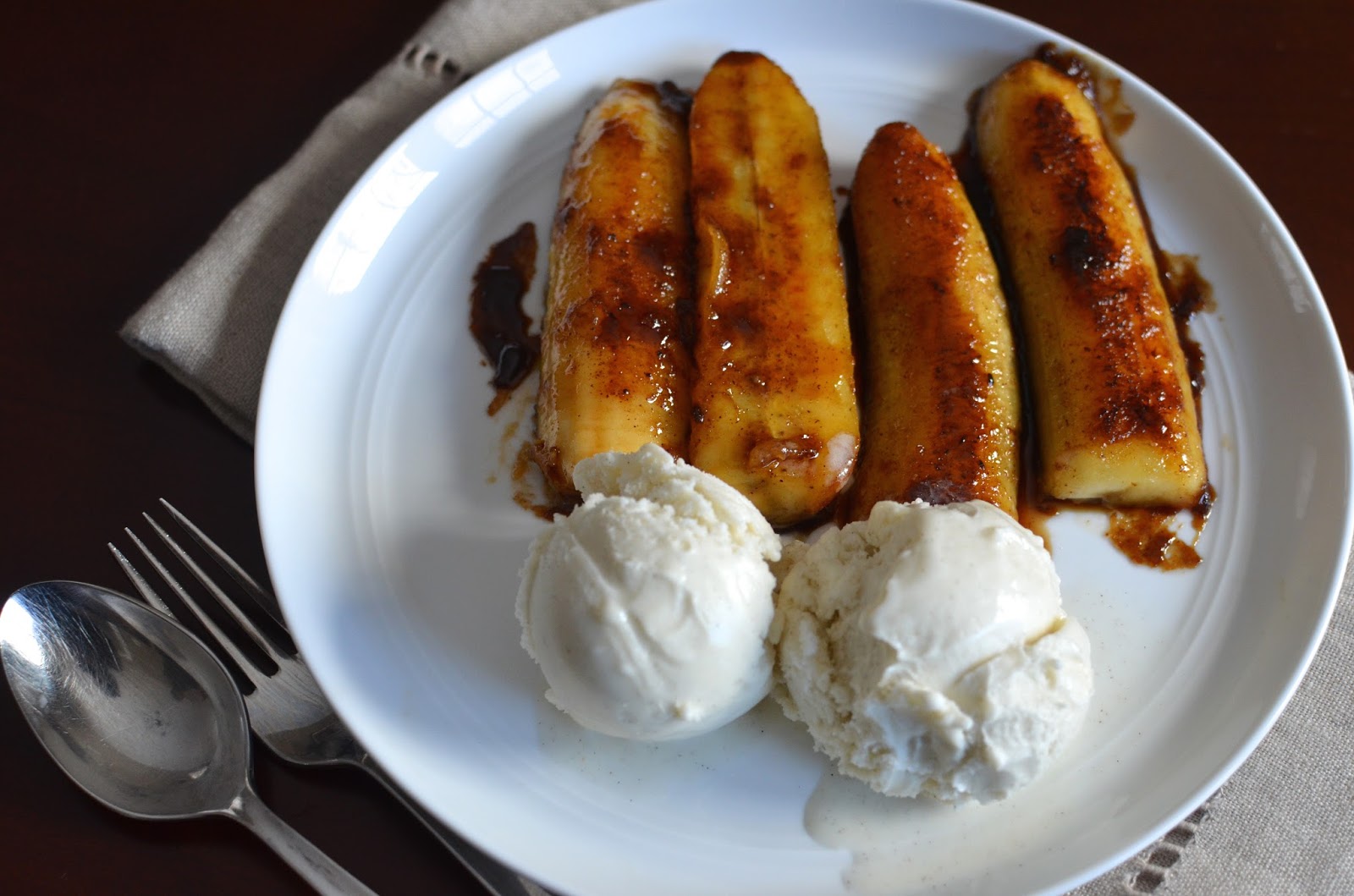 Playing with Flour Bananas foster