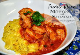 Puerto Rican Mofongo With Shrimp by Over The Apple Tree