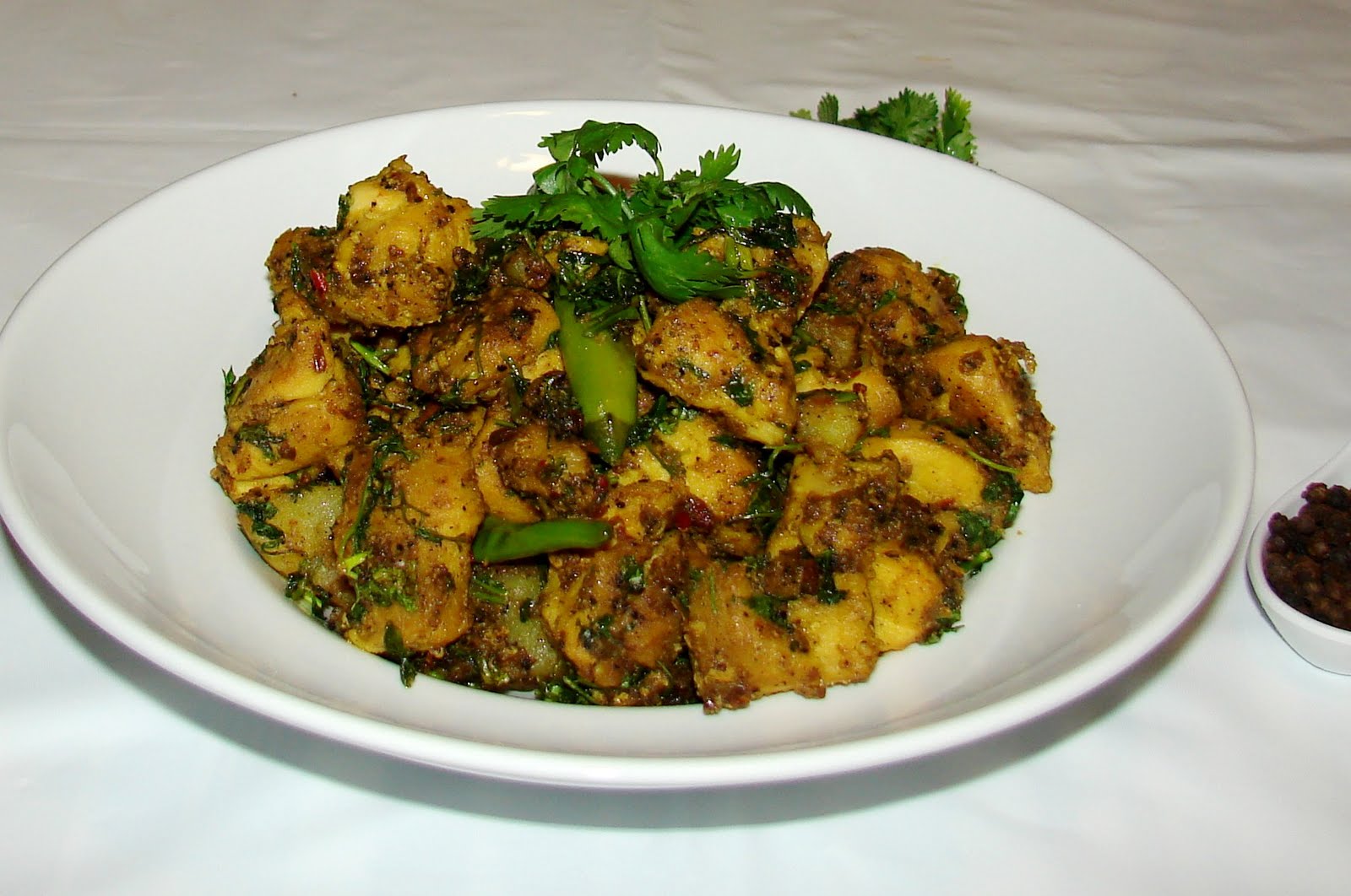 Coriander Pepper Chicken