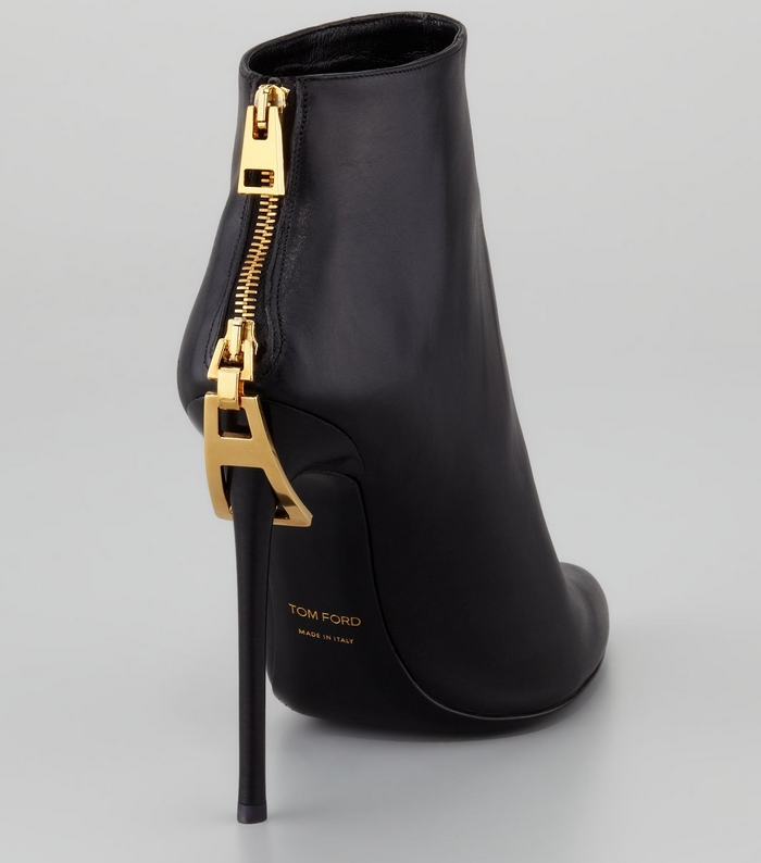 [La Shoe de la Semaine 11] Tom Ford ZipperHeel Leather Ankle Boots