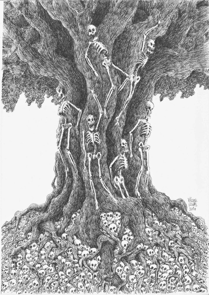 Víctor Rivas Ilustrador: Original: Tree Skull